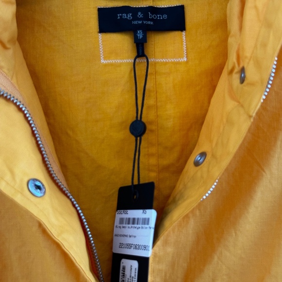 Rag and Bone Yellow Raincoat - Picture 6 of 8